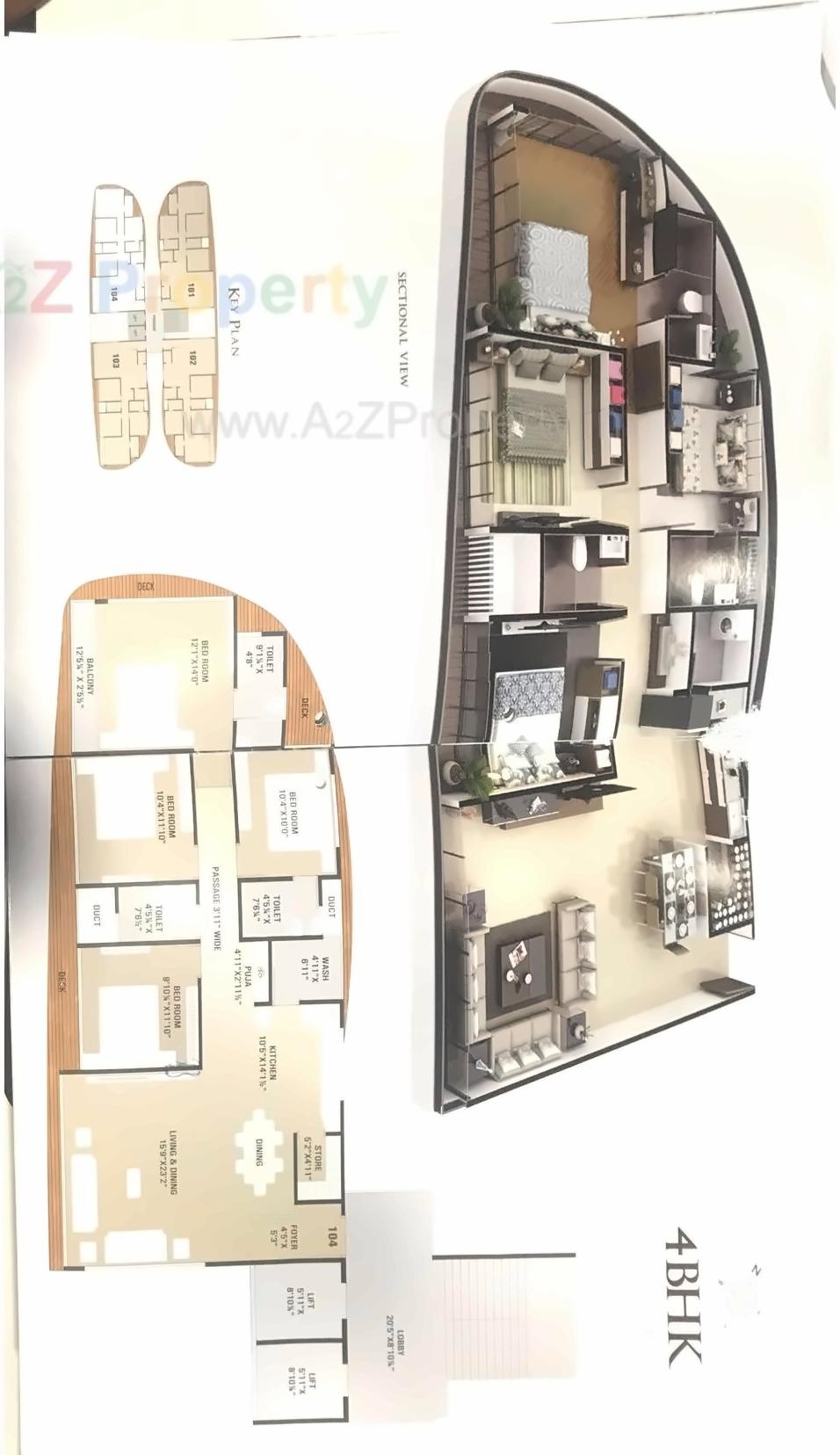 Layout of real estate project Vikas Gatha located at Valak, Surat, Gujarat