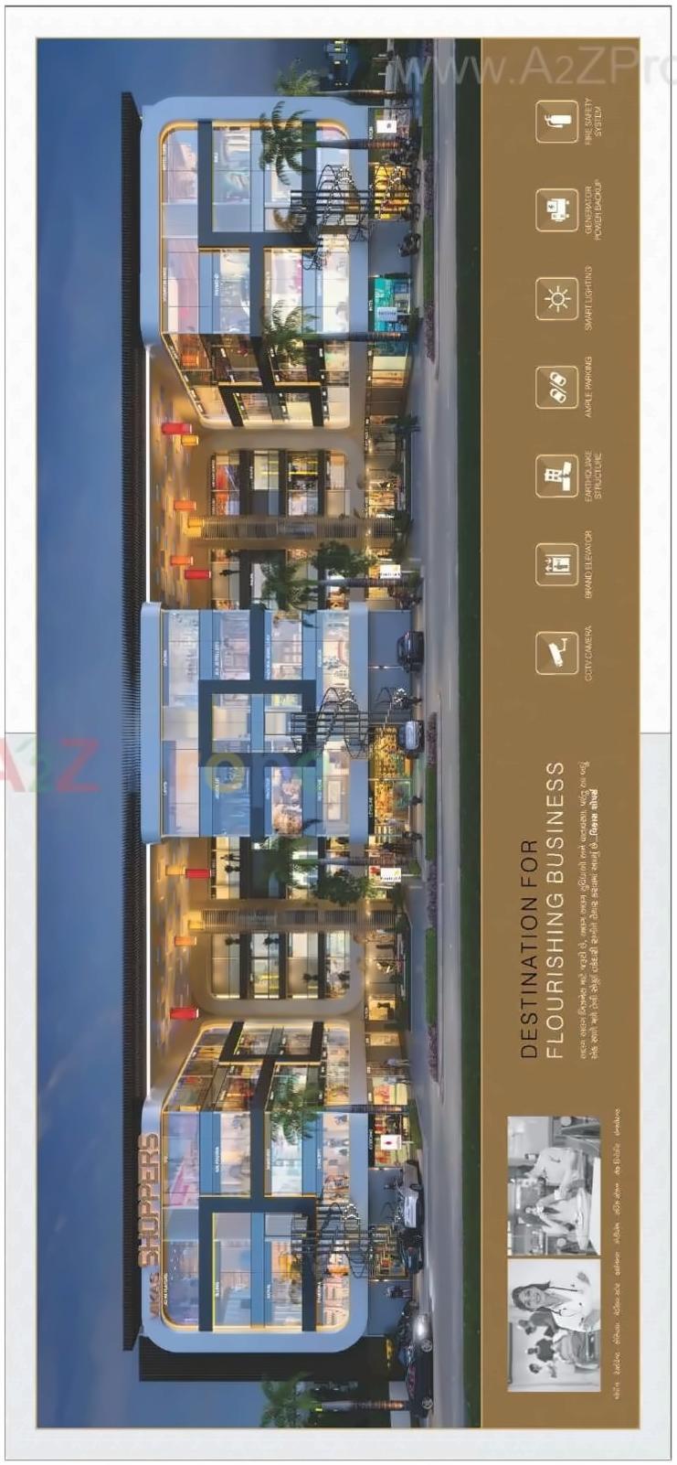  of real estate project Vikas Shoppers located at Sarthana, Surat, Gujarat