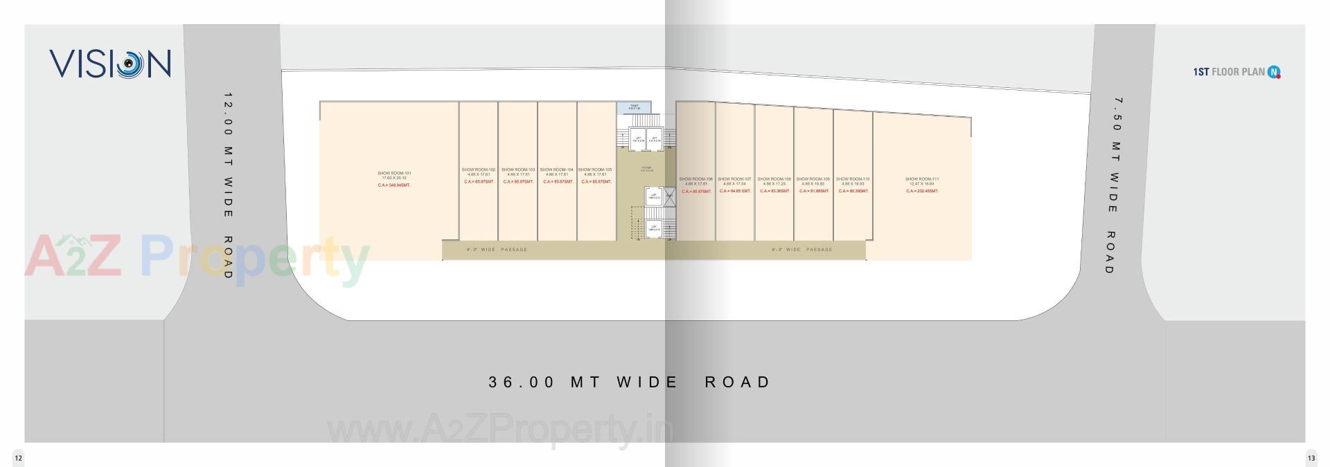  of real estate project Vision located at Surat, Surat, Gujarat