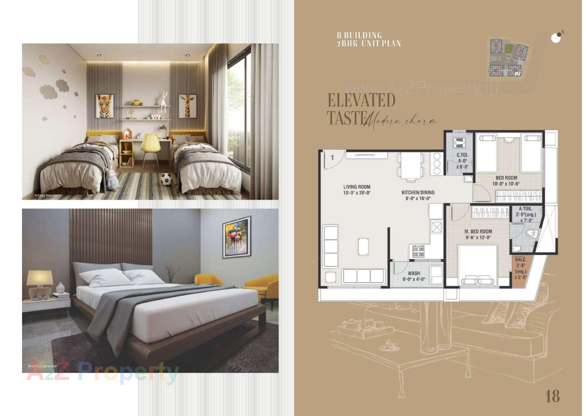 Layout of real estate project Vitoria Heights located at Surat, Surat, Gujarat