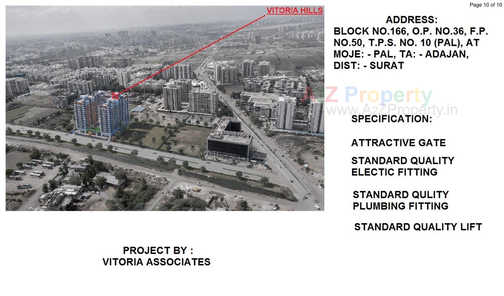  of real estate project Vitoria Hills located at Pal, Surat, Gujarat