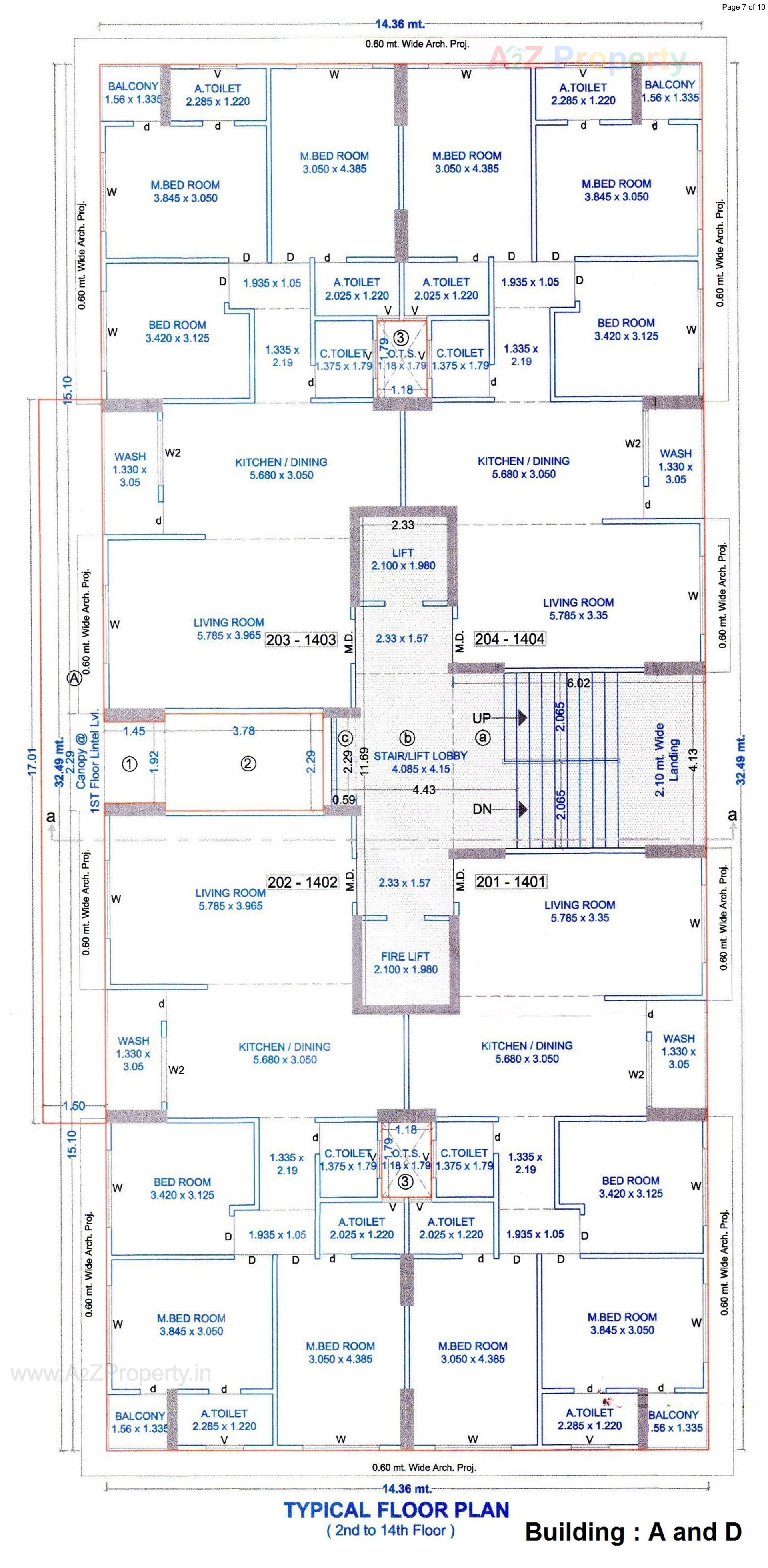 Layout of real estate project Vitoria Hills located at Pal, Surat, Gujarat