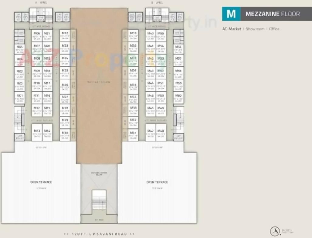 Layout of real estate project Vivanta Icon located at Surat, Surat, Gujarat