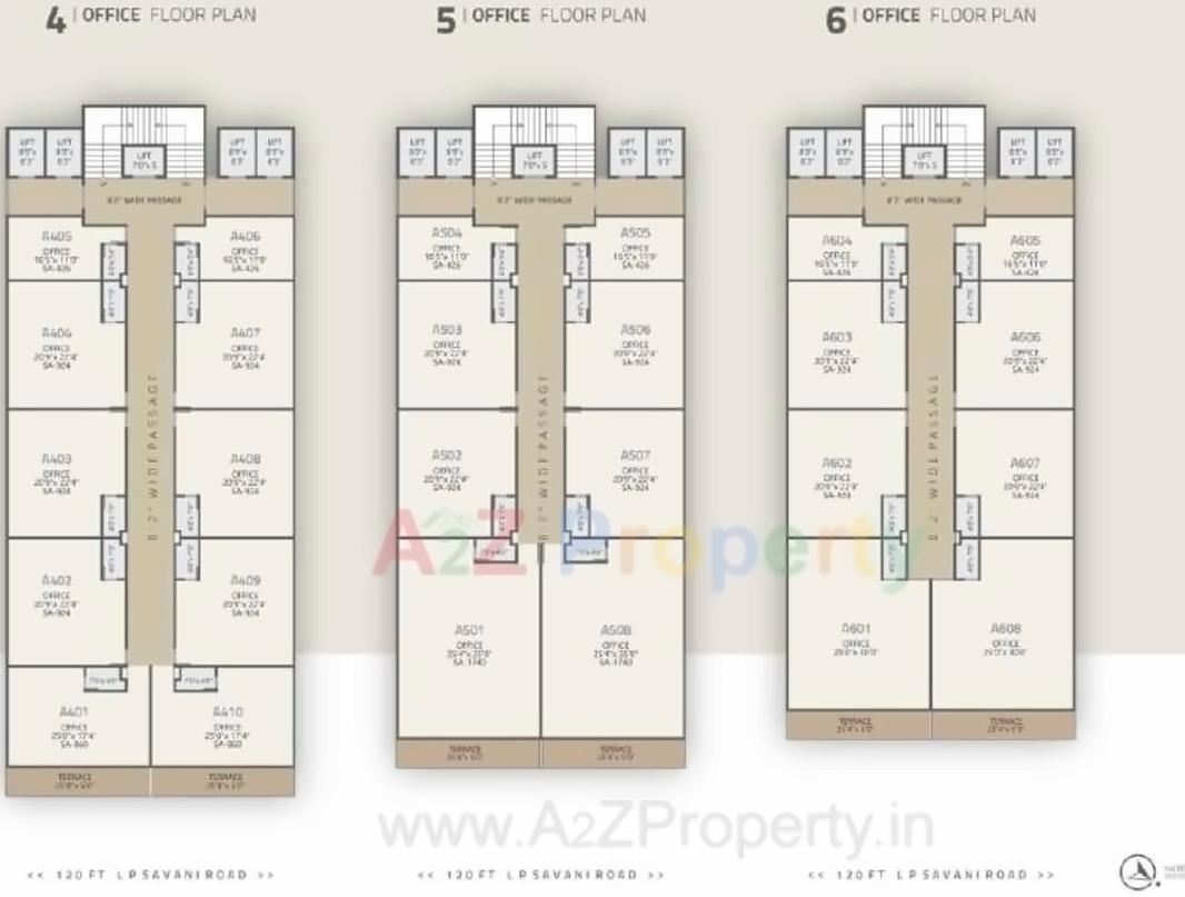 Layout of real estate project Vivanta Icon located at Surat, Surat, Gujarat