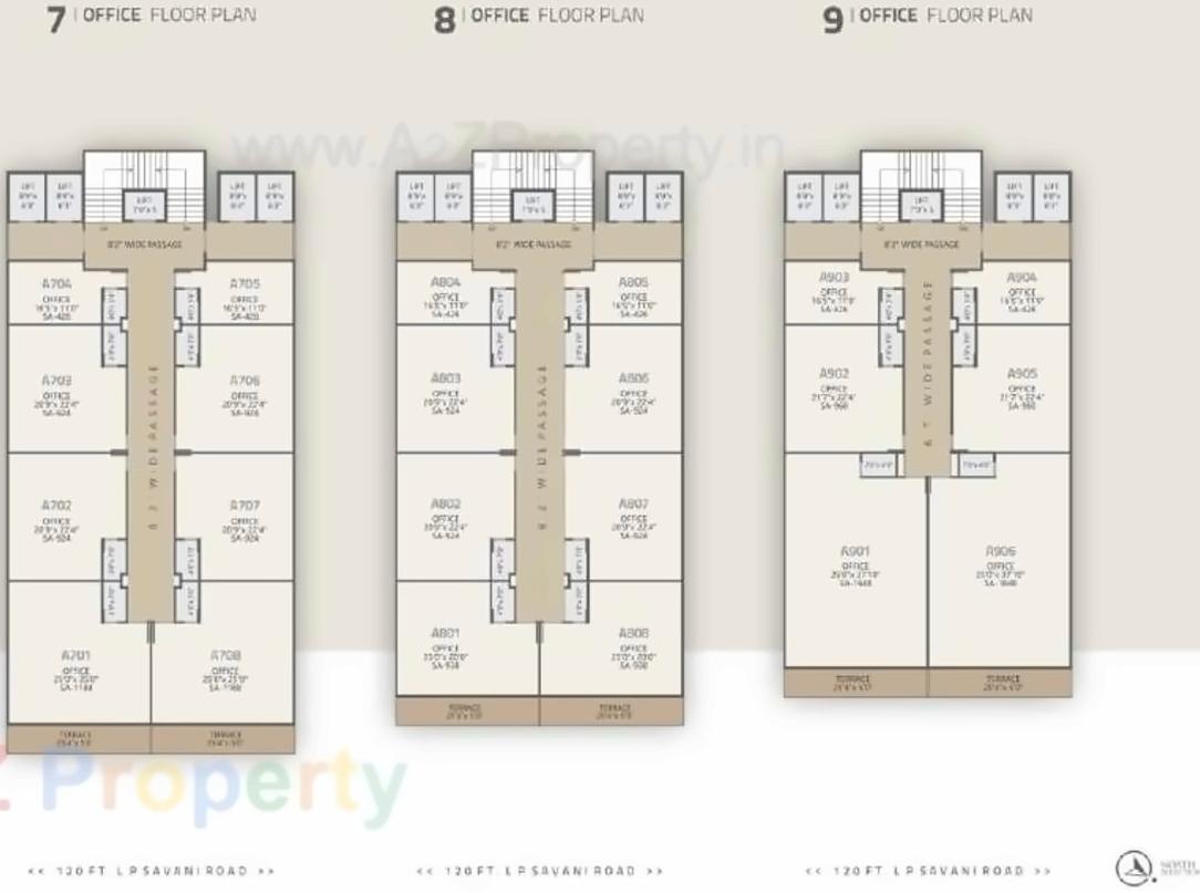 Layout of real estate project Vivanta Icon located at Surat, Surat, Gujarat
