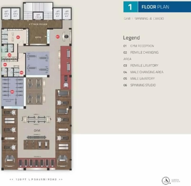 Layout of real estate project Vivanta Icon located at Surat, Surat, Gujarat