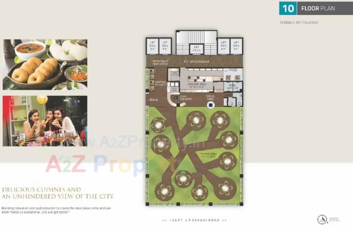 Layout of real estate project Vivanta Icon located at Surat, Surat, Gujarat