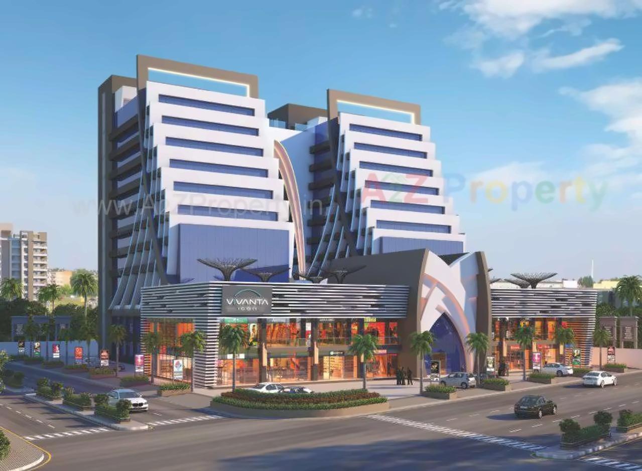 3D Elevation of real estate project Vivanta Icon located at Surat, Surat, Gujarat