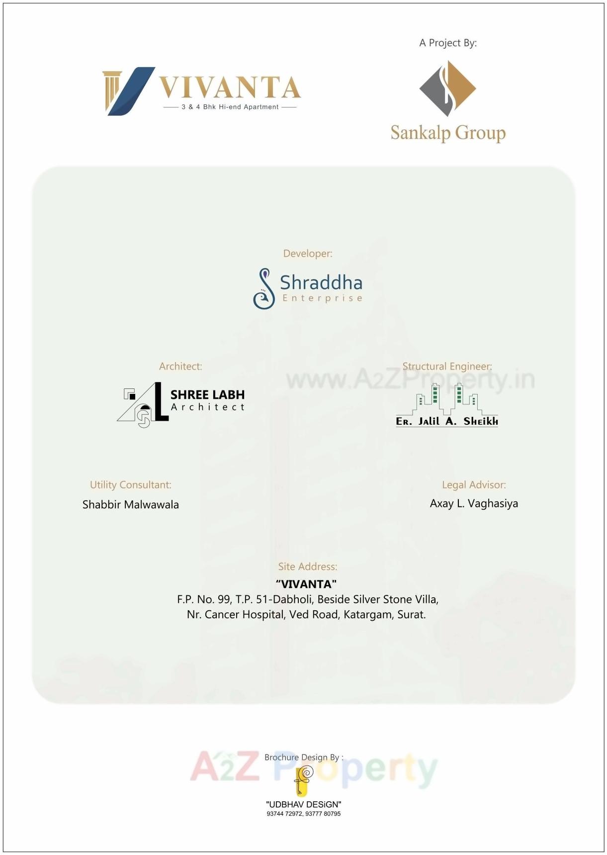  of real estate project Vivanta located at Dabholi, Surat, Gujarat