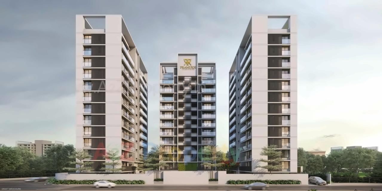 3D Elevation of real estate project Vivanta located at Vesu, Surat, Gujarat