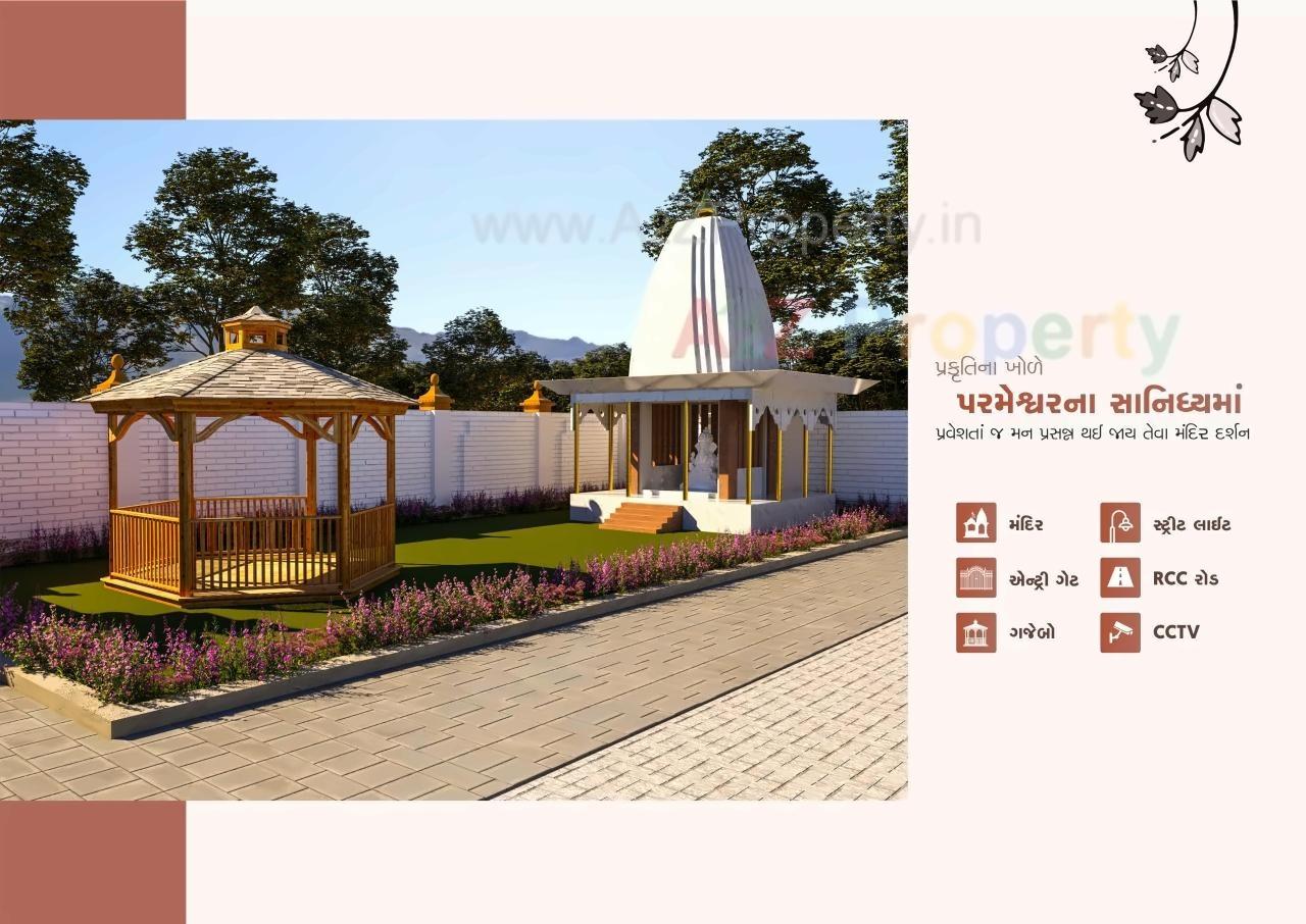 3D Elevation of real estate project Vraj Residency located at Udhna, Surat, Gujarat