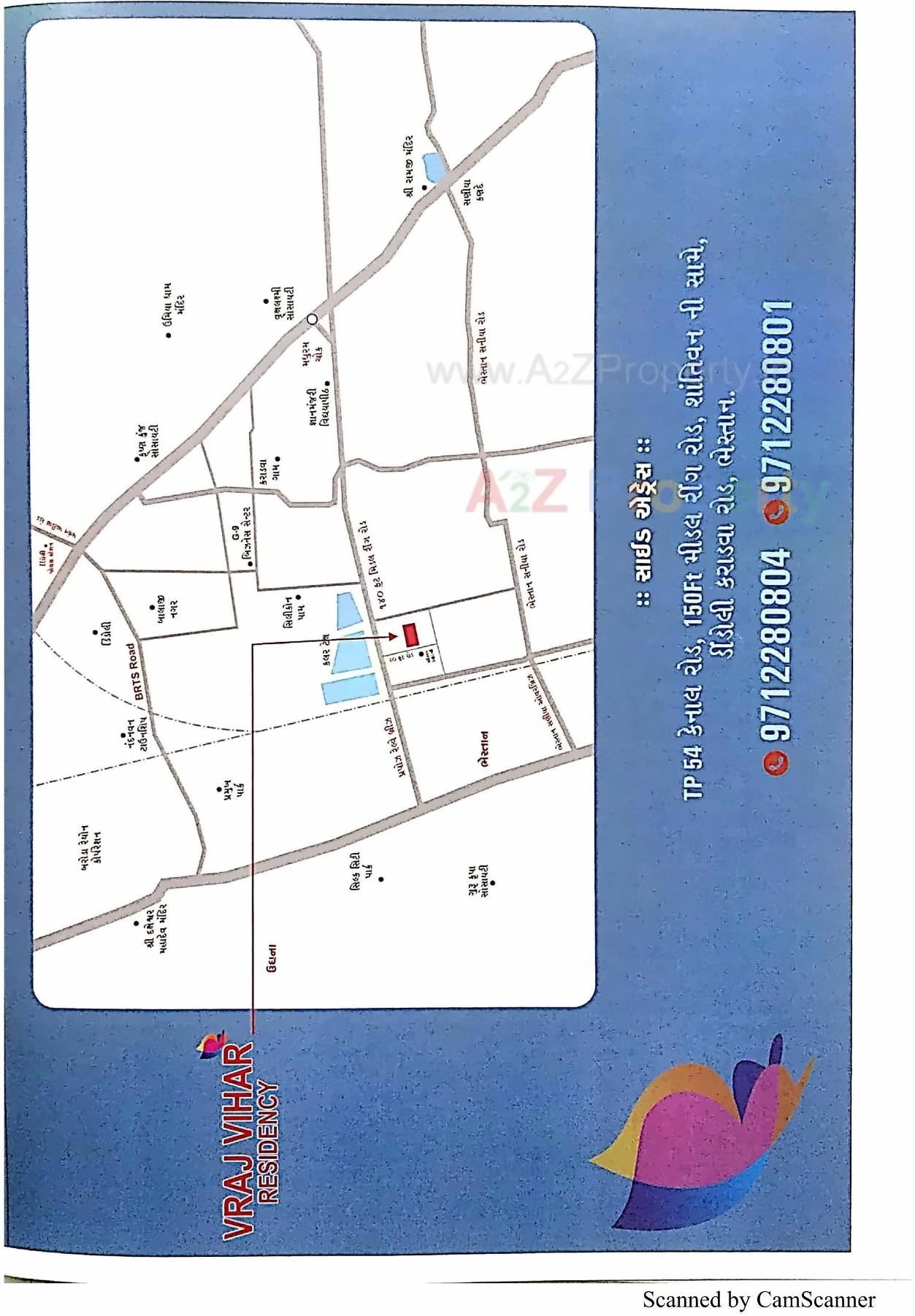  of real estate project Vraj Vihar Residency located at Bhestan, Surat, Gujarat