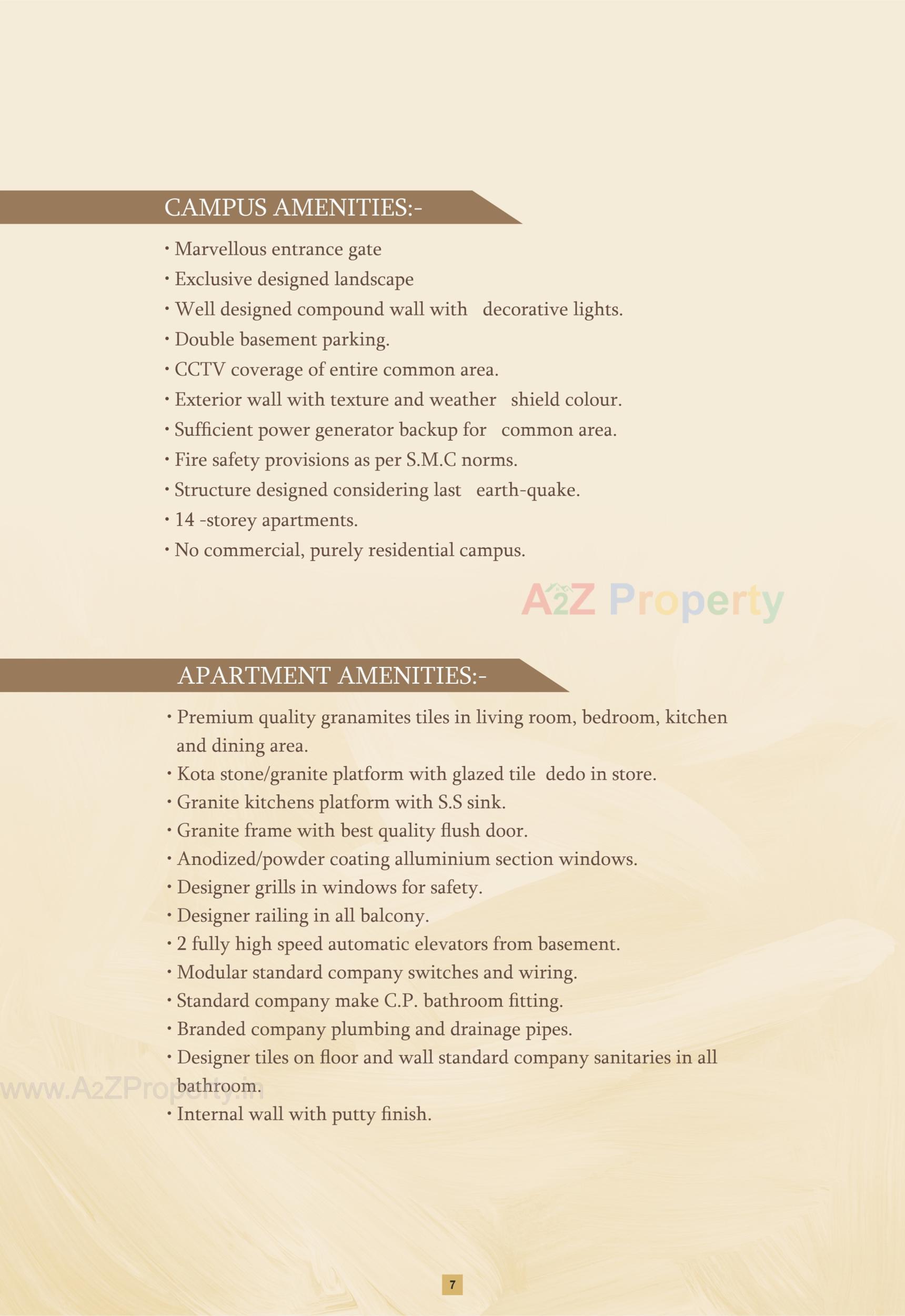  of real estate project Vrajbhumi Residency located at Bamroli, Surat, Gujarat