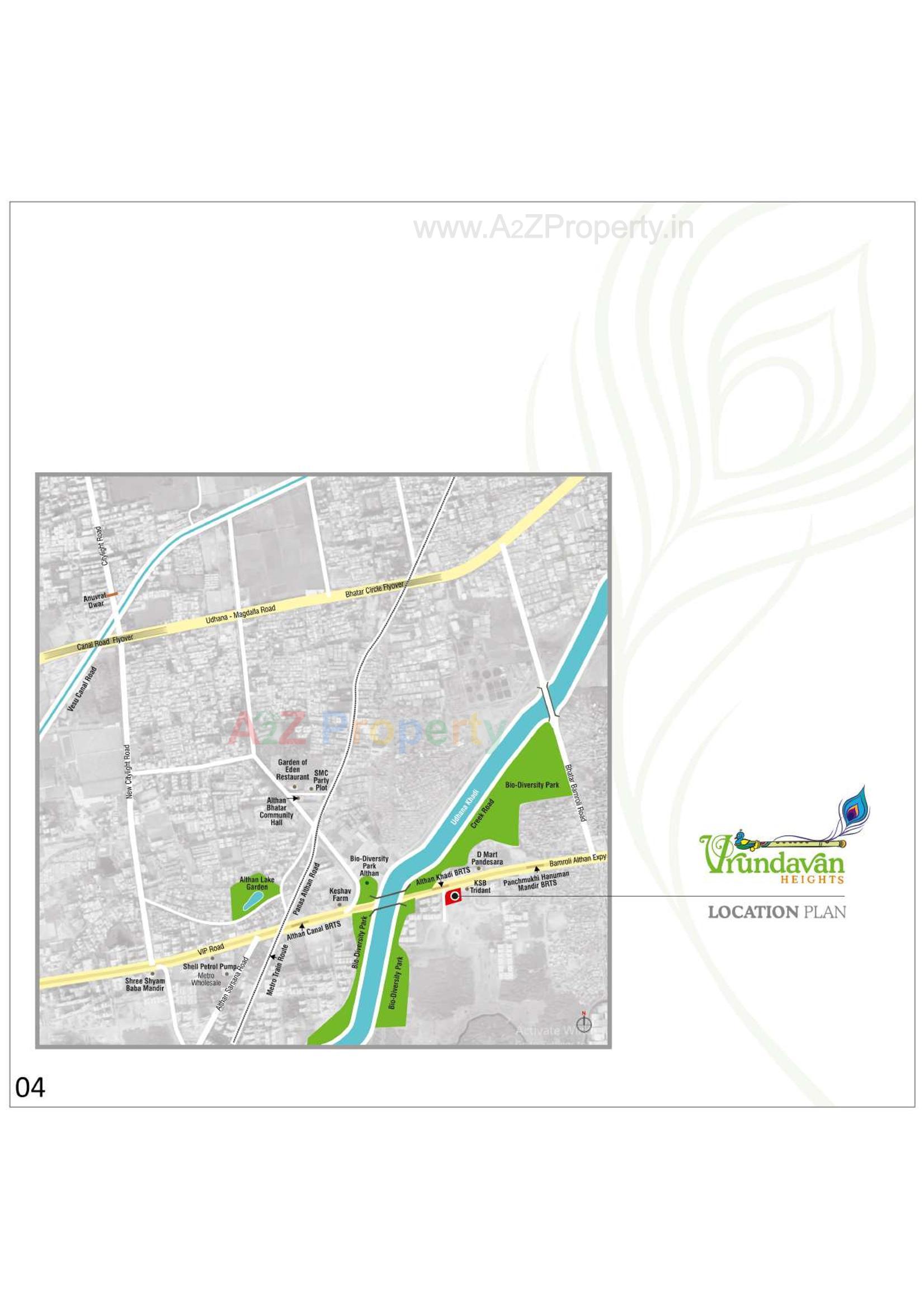  of real estate project Vrundavan Heights located at Bamroli, Surat, Gujarat