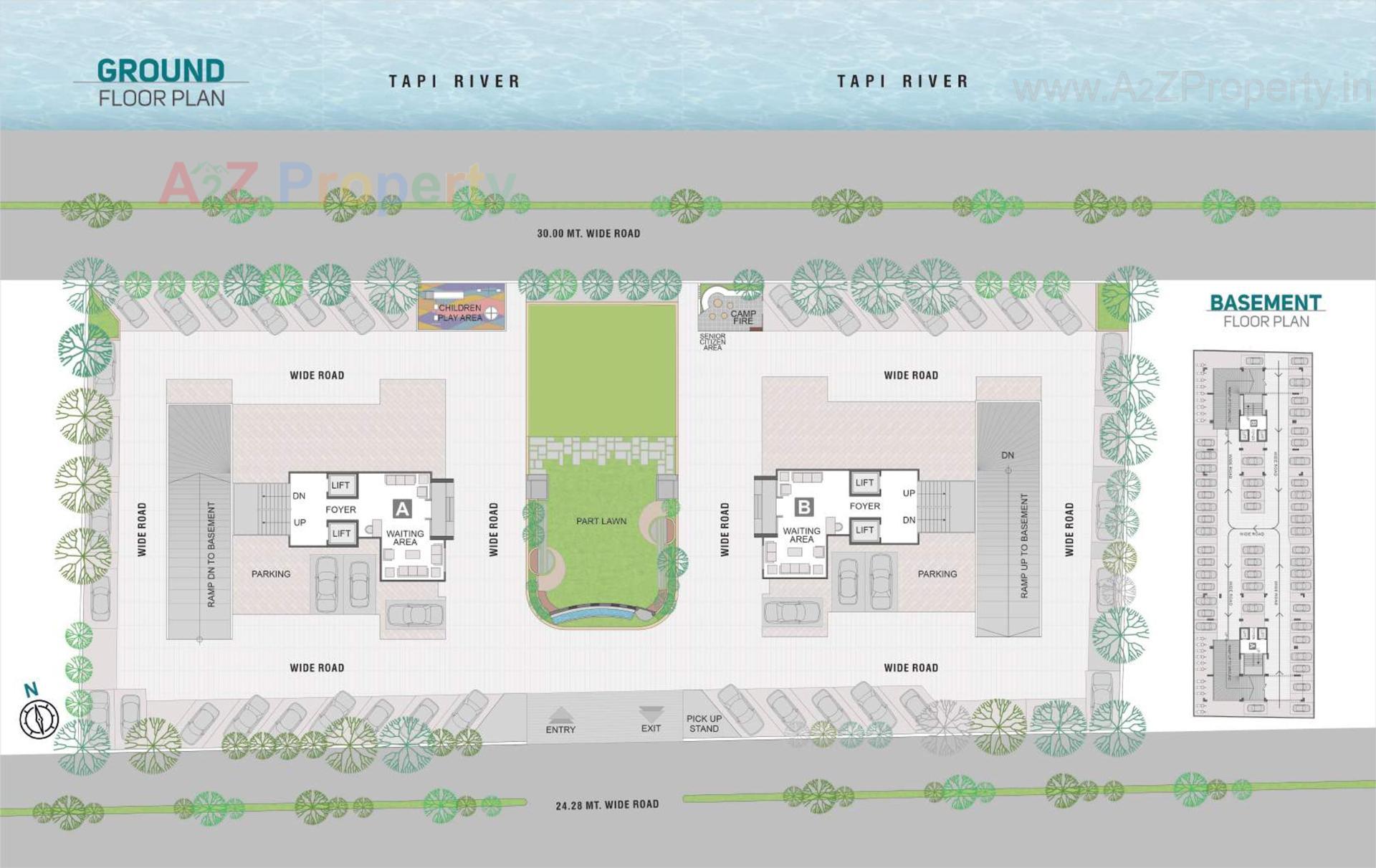  of real estate project Water Lily located at Tunki, Surat, Gujarat