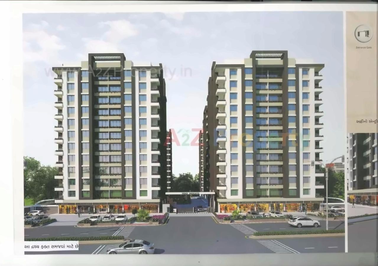 3D Elevation of real estate project Yogi Hieghts located at Puna, Surat, Gujarat