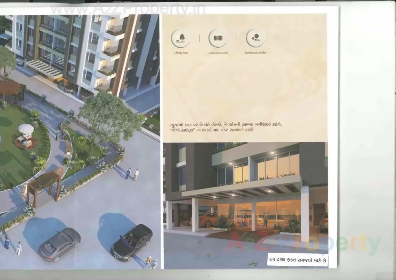 Layout of real estate project Yogi Hieghts located at Puna, Surat, Gujarat