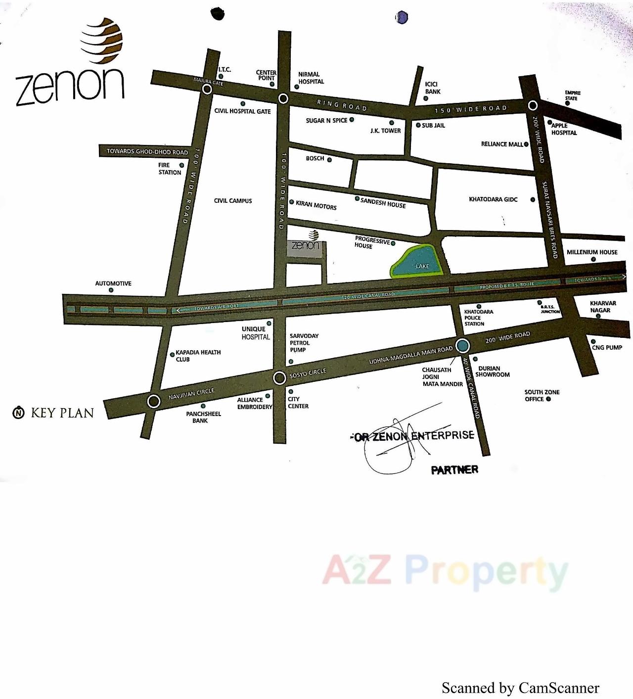  of real estate project Zenon located at Majura, Surat, Gujarat