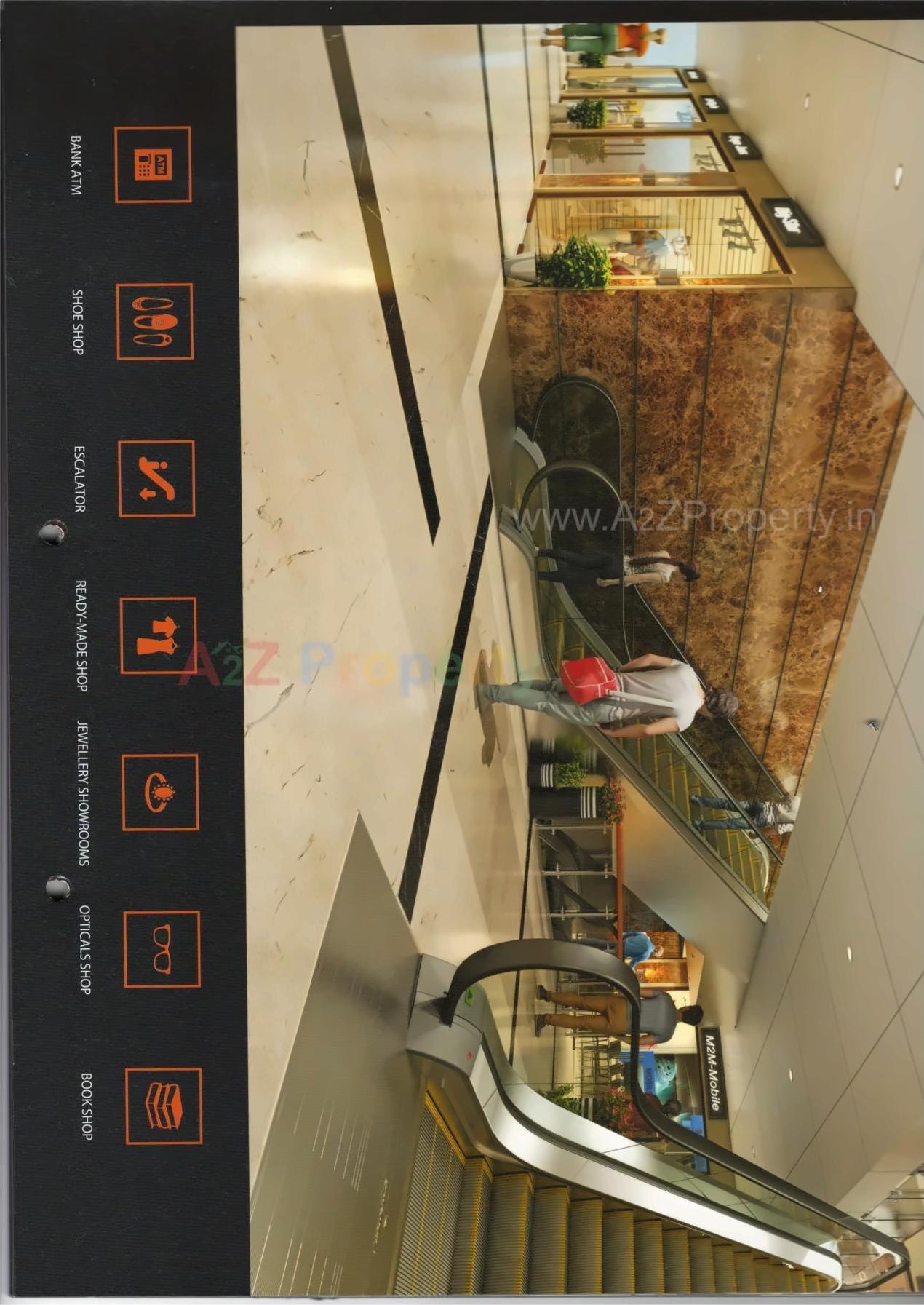 3D Elevation of real estate project Zircon Arena located at Bhatha, Surat, Gujarat