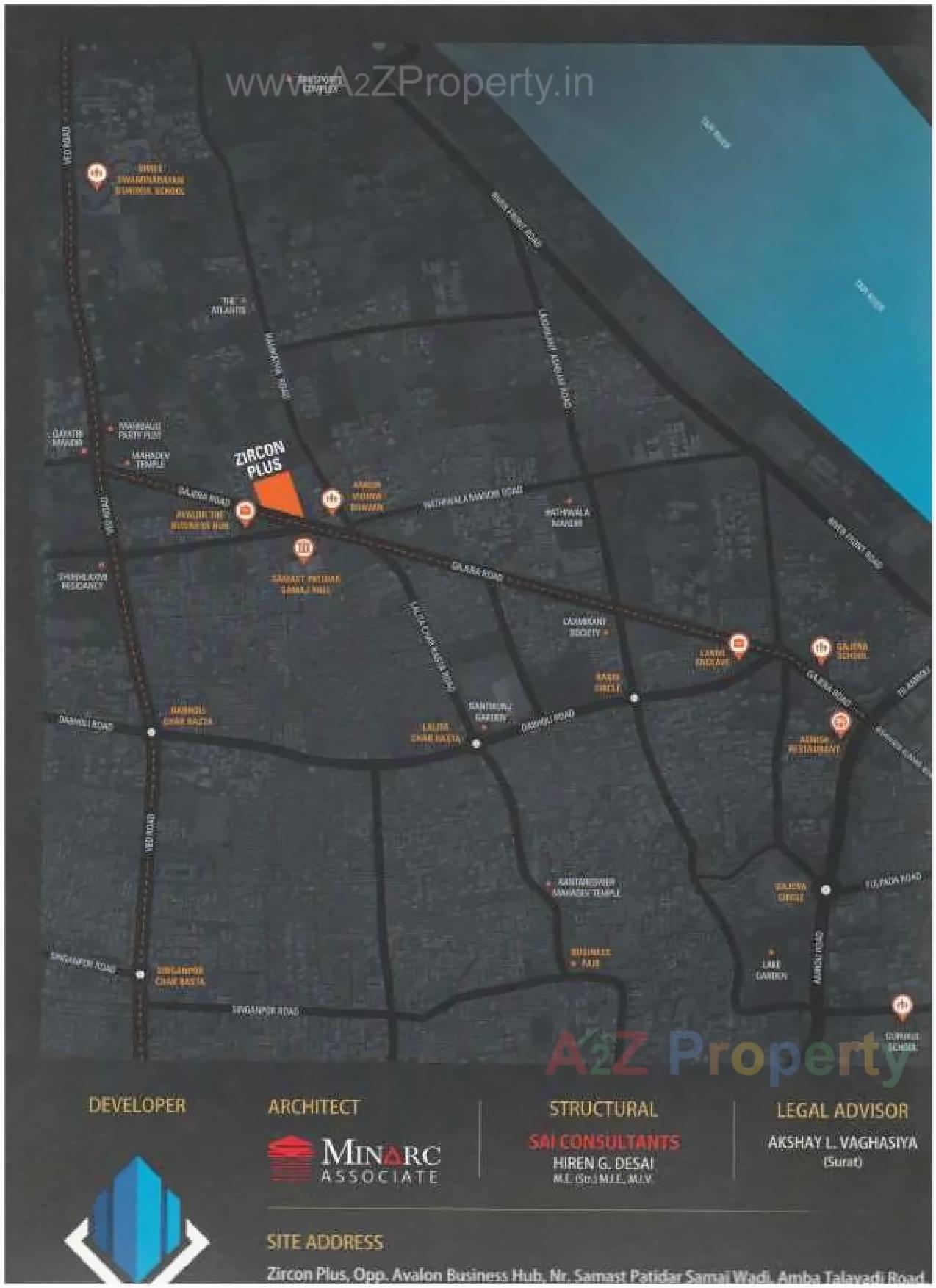  of real estate project Zircon Plus located at Katar, Surat, Gujarat