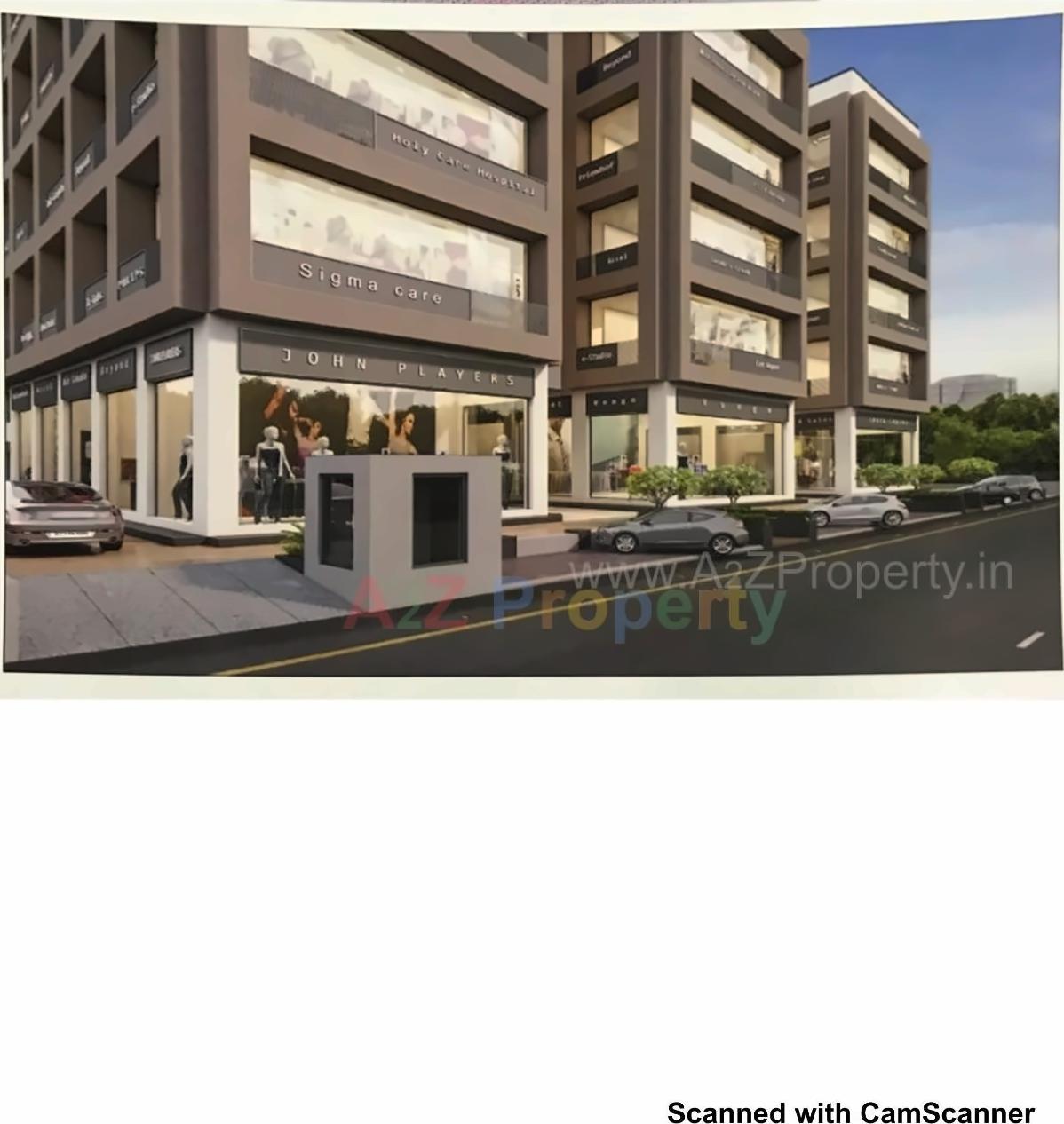 3D Elevation of real estate project 2  Millennium Plaza located at Wadhwan, Surendranagar, Gujarat