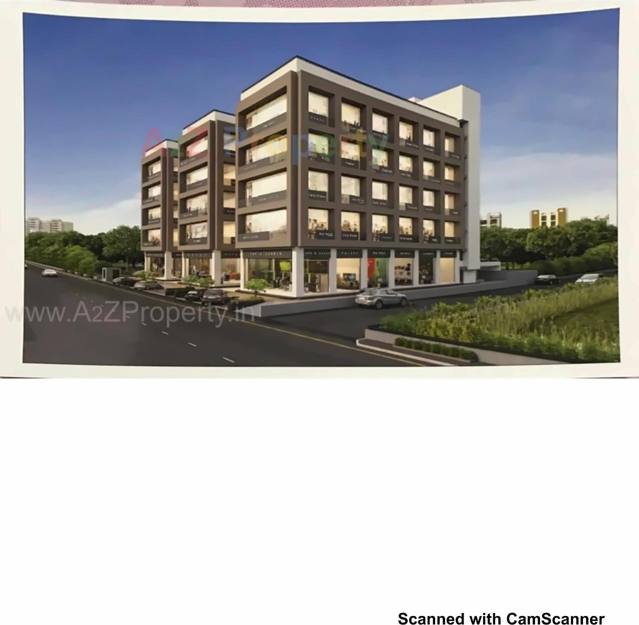 3D Elevation of real estate project 2  Millennium Plaza located at Wadhwan, Surendranagar, Gujarat