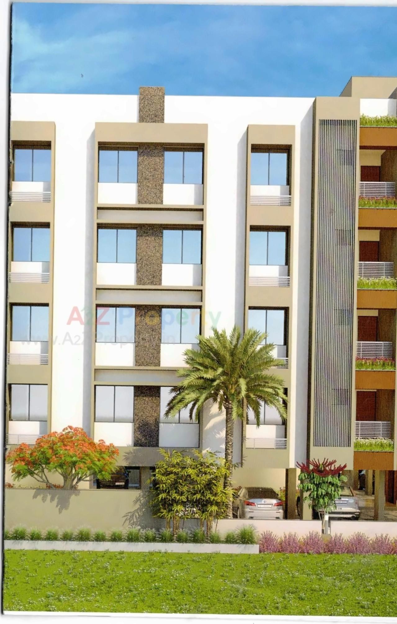 3D Elevation of real estate project Matoshree Pearl located at Surendranagar, Surendranagar, Gujarat