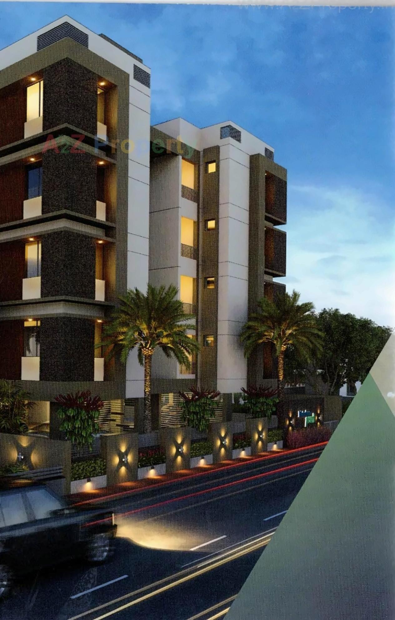 3D Elevation of real estate project Matoshree Pearl located at Surendranagar, Surendranagar, Gujarat