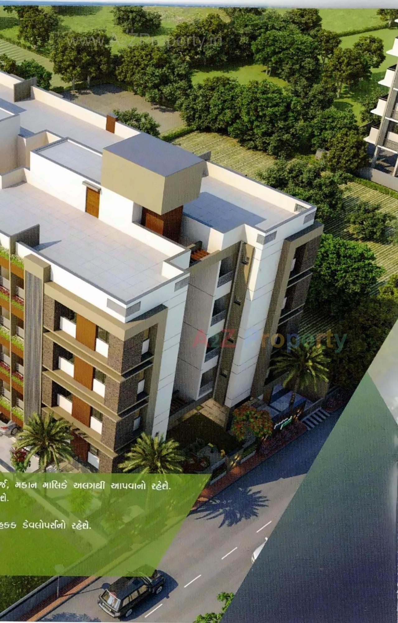 3D Elevation of real estate project Matoshree Pearl located at Surendranagar, Surendranagar, Gujarat