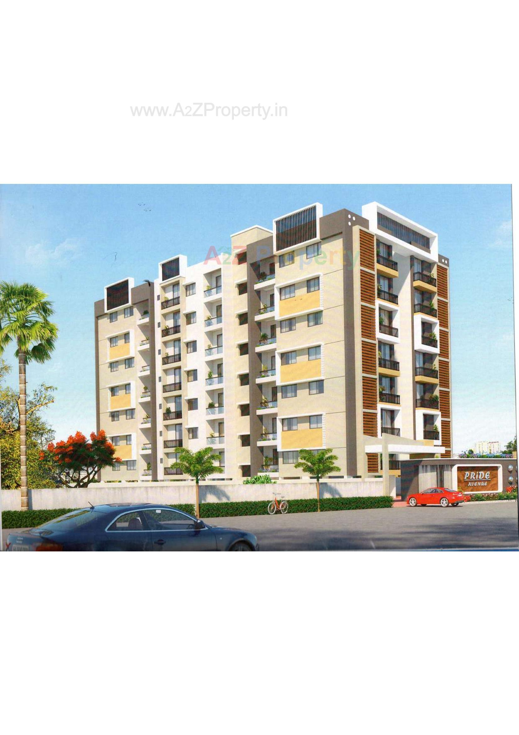 3D Elevation of real estate project Pride Avenue located at Wadhwan, Surendranagar, Gujarat