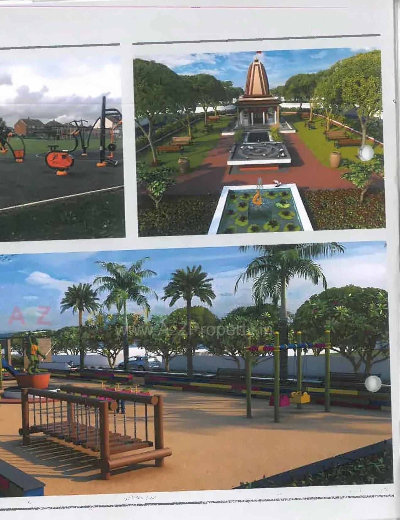 3D Elevation of real estate project Shiv Sarjan located at Wadhwan, Surendranagar, Gujarat