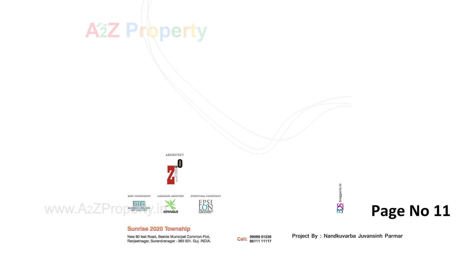  of real estate project Sunrise 2020 Township located at Wadhwan, Surendranagar, Gujarat