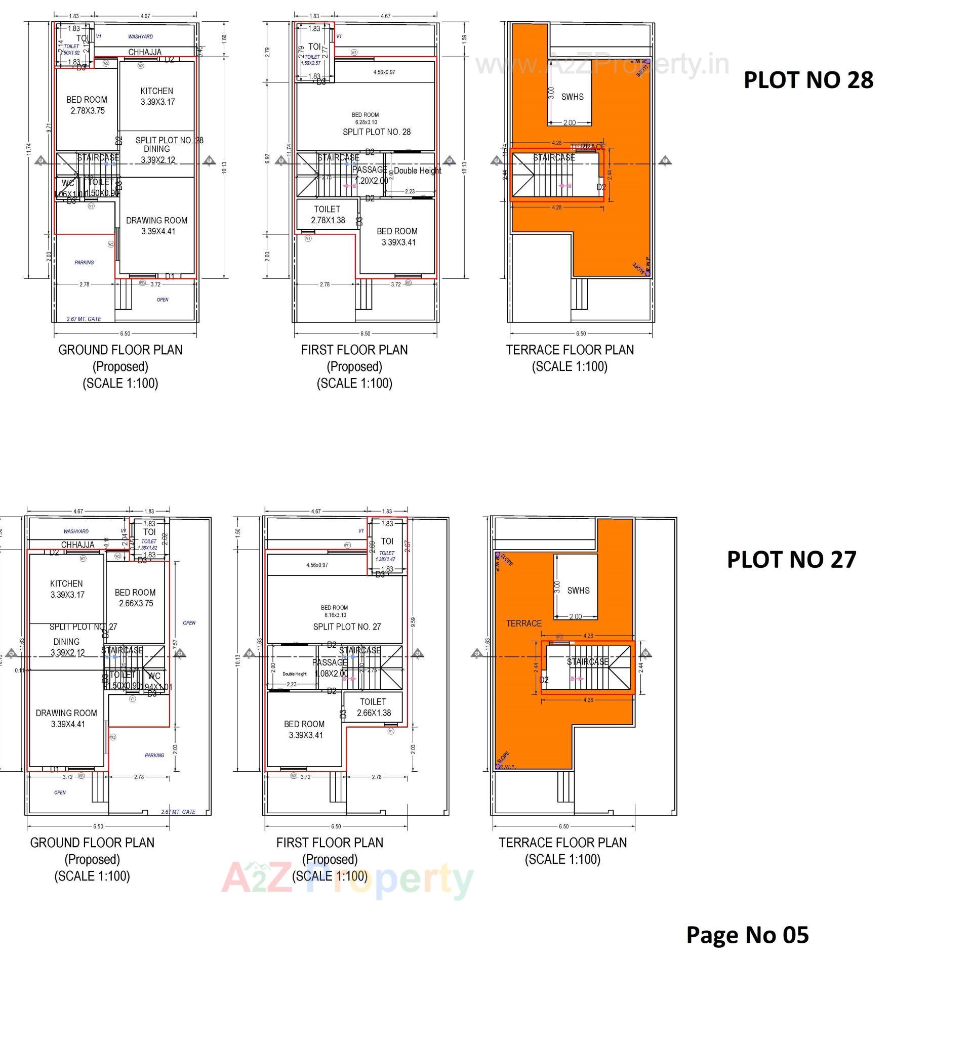 Layout of real estate project Sunrise 2020 Township located at Wadhwan, Surendranagar, Gujarat
