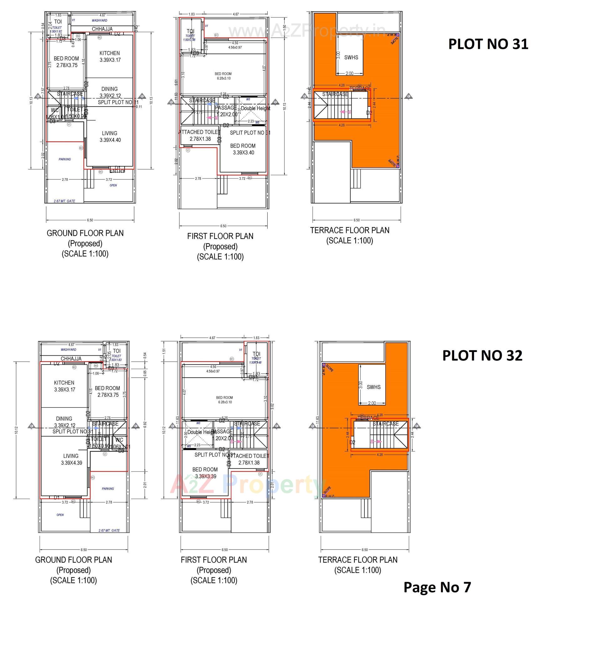 Layout of real estate project Sunrise 2020 Township located at Wadhwan, Surendranagar, Gujarat