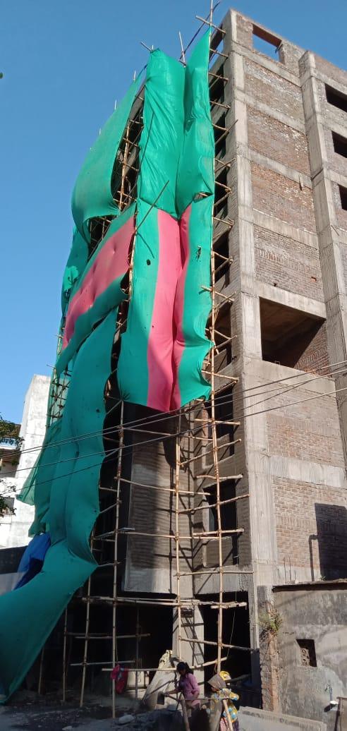 162130_const of real estate project Pushpkala Heights located at Vyara, Tapi, Gujarat