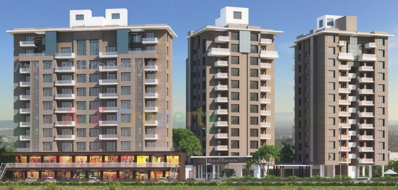 3D Elevation of real estate project Royal Luxuria located at Vyara, Tapi, Gujarat