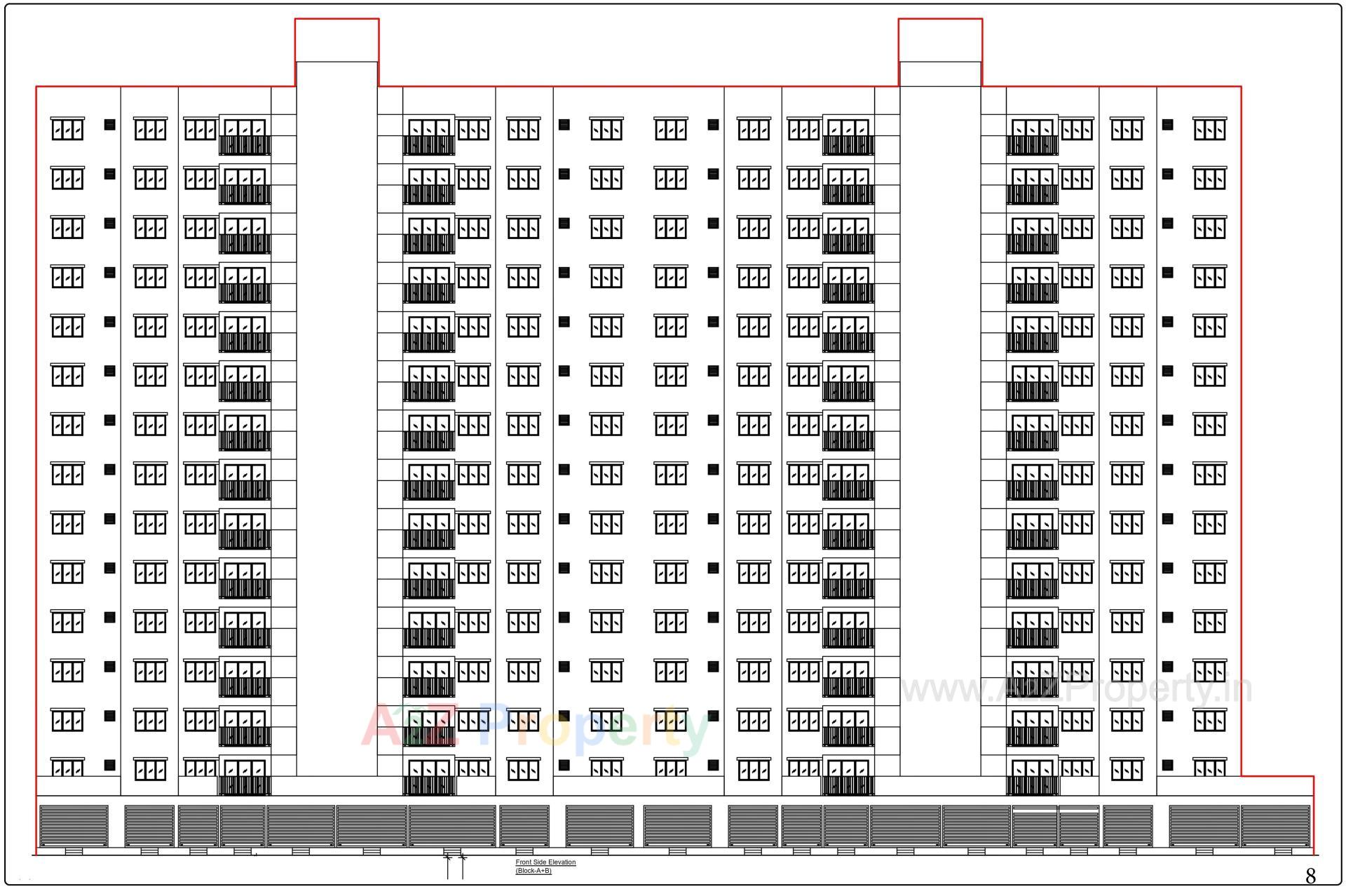  of real estate project 19 Shops 448 Bhk Flats At Gorwa located at Gorwa, Vadodara, Gujarat