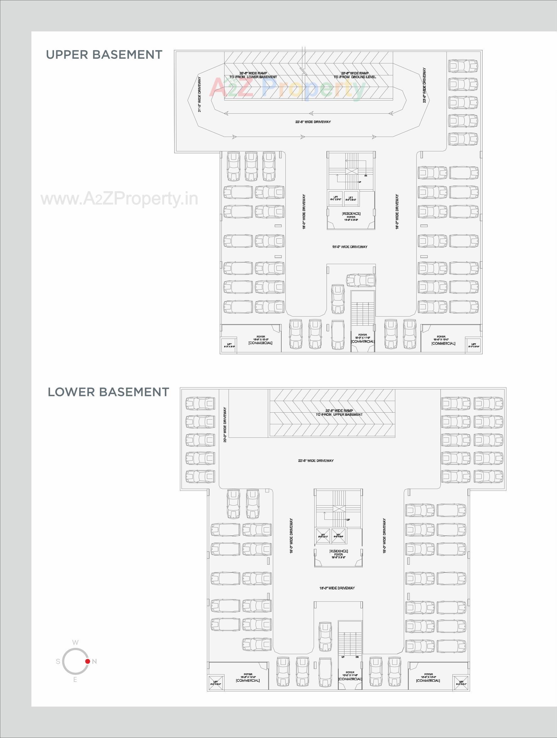 Layout of real estate project 401 Aarna located at Manjalpur, Vadodara, Gujarat