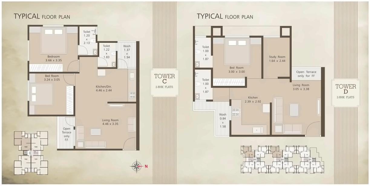 Layout of real estate project 5th Avenue located at Manjalpur, Vadodara, Gujarat