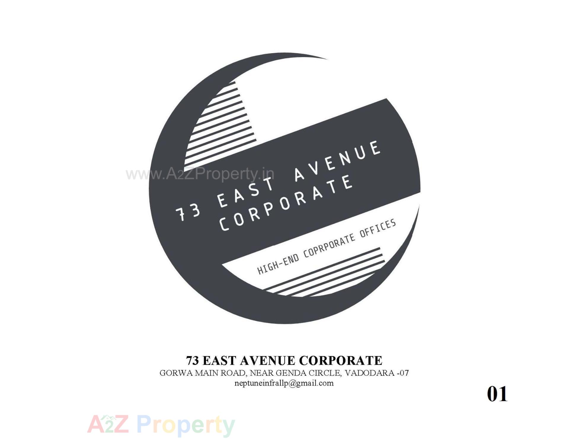  of real estate project 73 East Avenue Corporate located at Vadi-vadi--subhanpura, Vadodara, Gujarat