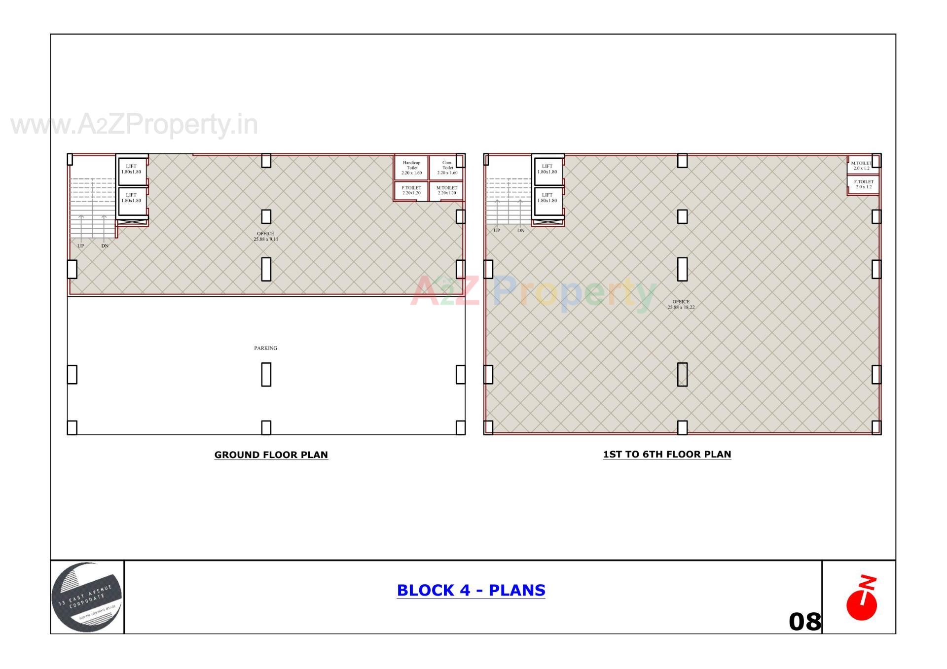  of real estate project 73 East Avenue Corporate located at Vadi-vadi--subhanpura, Vadodara, Gujarat