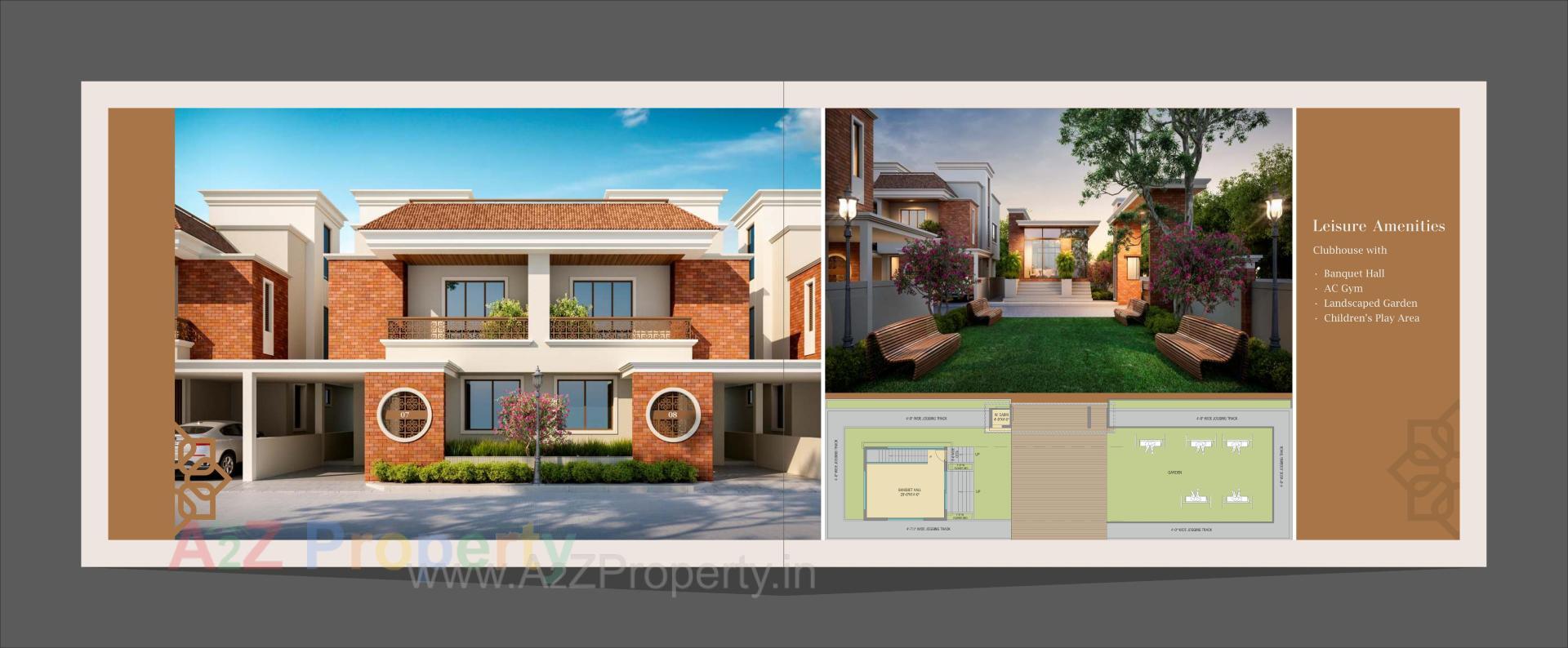 3D Elevation of real estate project Aadhya Aura Ii located at Sevasi, Vadodara, Gujarat