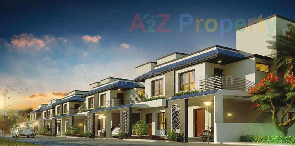 3D Elevation of real estate project Aadhya Divine located at Bapod, Vadodara, Gujarat