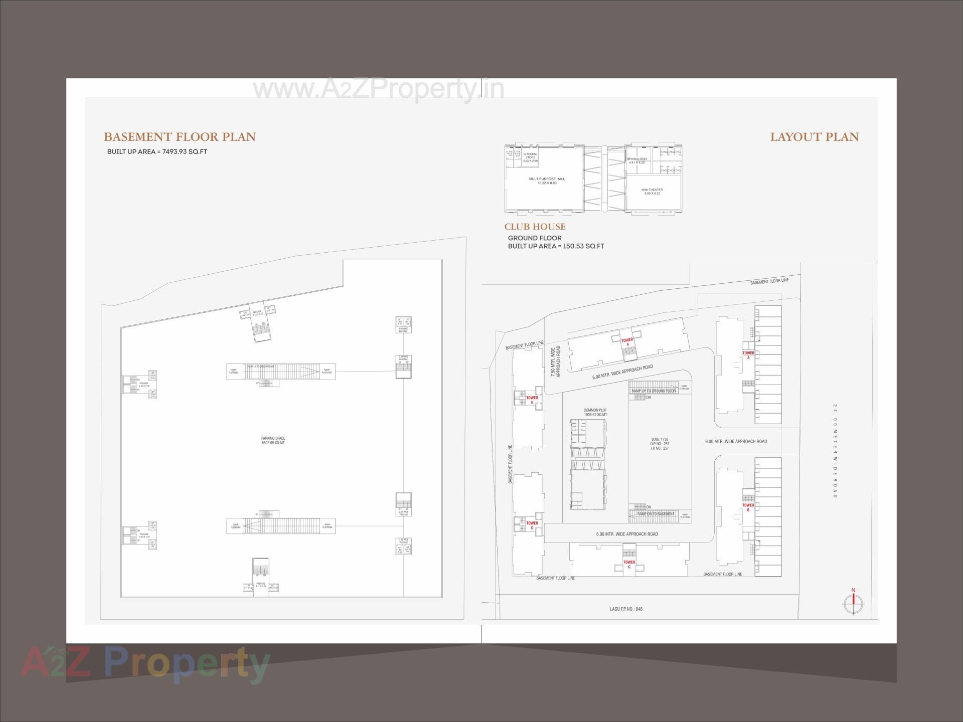  of real estate project Aadhya Elior located at Bhayali, Vadodara, Gujarat