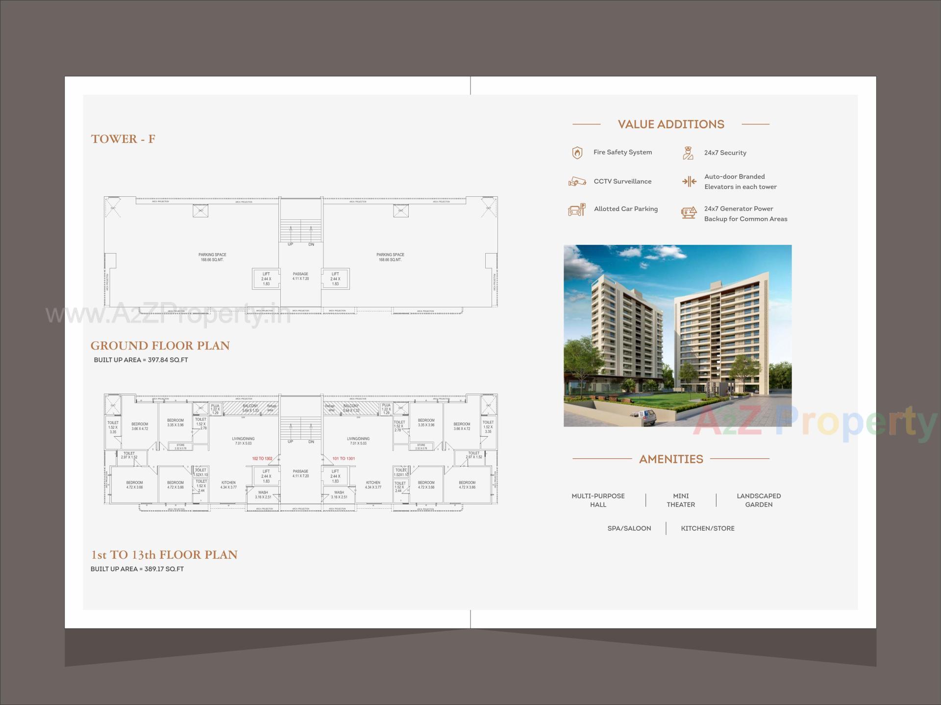 Layout of real estate project Aadhya Elior located at Bhayali, Vadodara, Gujarat