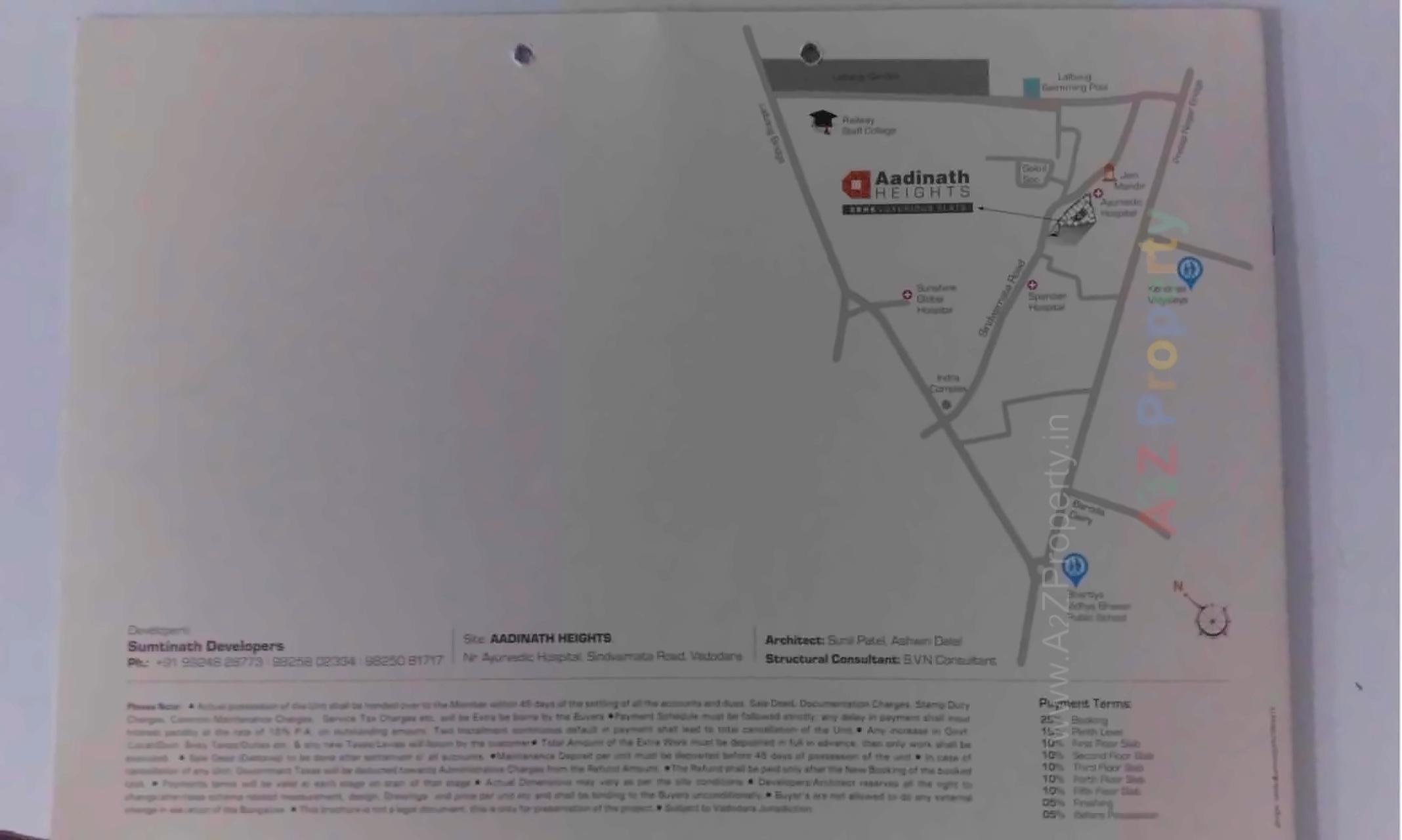  of real estate project Aadinath Heights located at Kasba, Vadodara, Gujarat