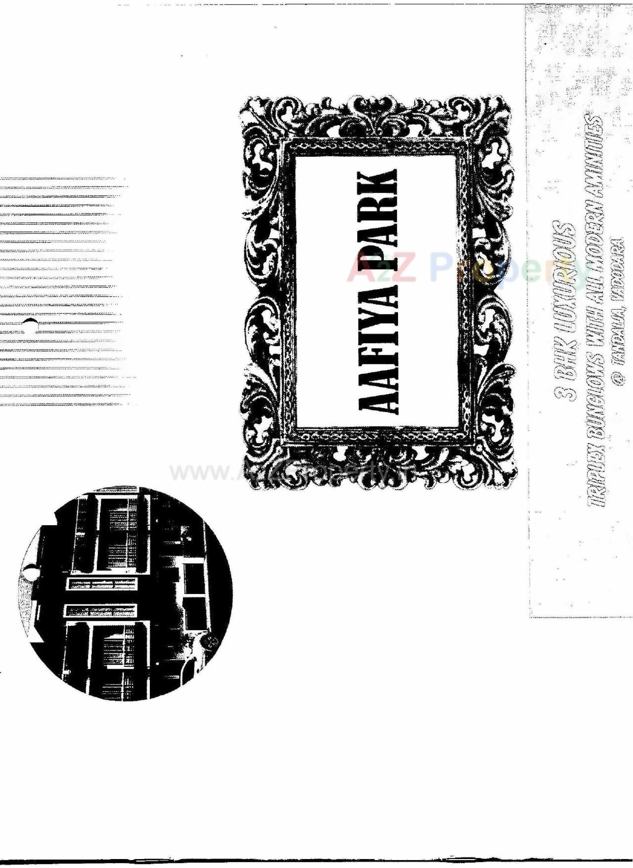  of real estate project Aafiya Park located at Tandalja, Vadodara, Gujarat