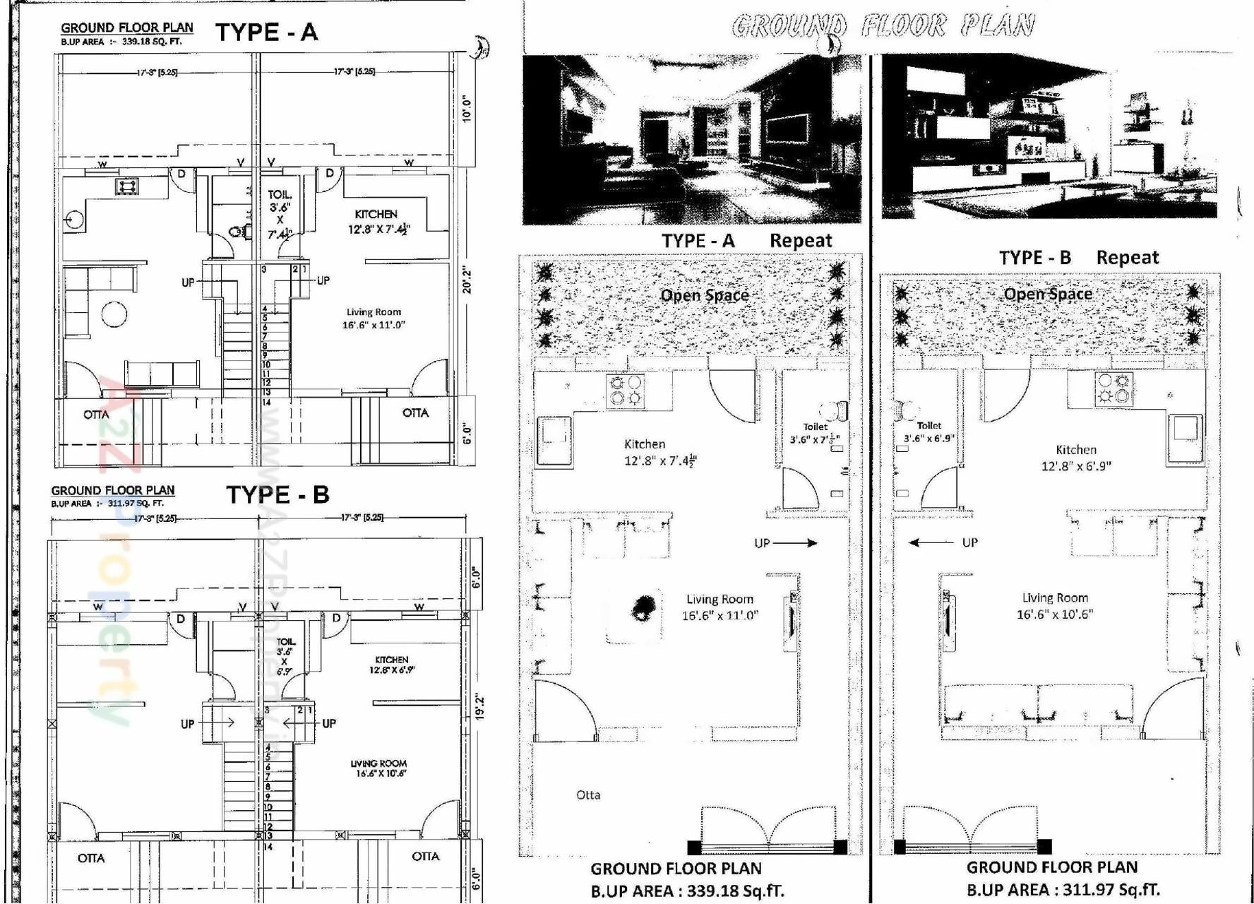 Layout of real estate project Aafiya Park located at Tandalja, Vadodara, Gujarat