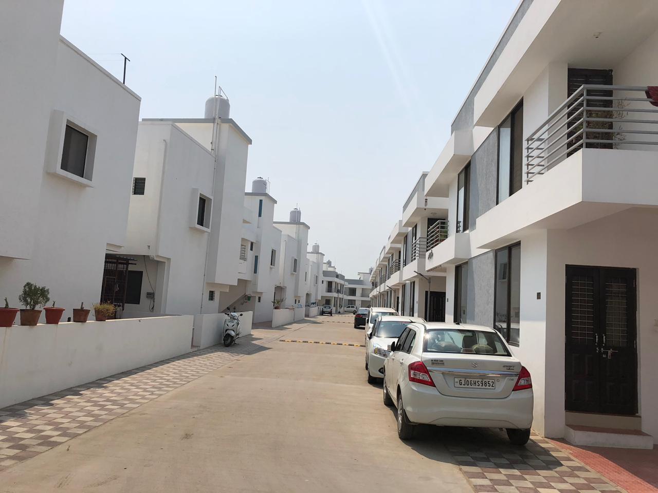 124515_const of real estate project Aakruti Duplex located at Kalali, Vadodara, Gujarat