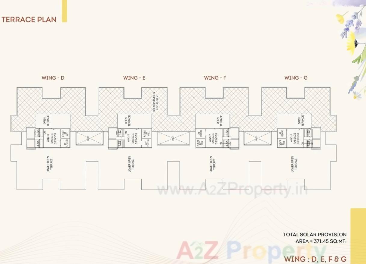 Layout of real estate project Aakruti Heights located at Tarsali, Vadodara, Gujarat